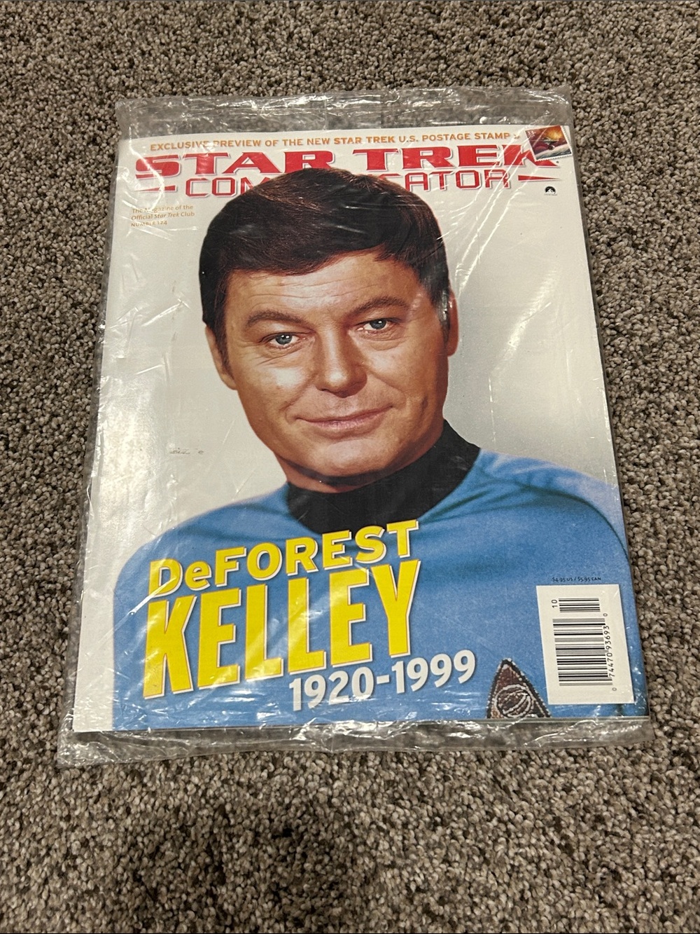 Magazine Featuring DeForest Kelley - Blue Cover